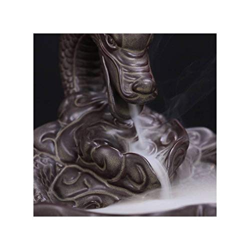 Brûleur support à encens lachineuse pour calmer le stress avec cascade dragon