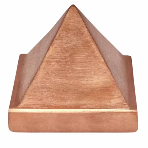 Image of Pure Solid Copper Pyramid | Vastu Remedy for Energy Balance, Health, Wealth & Entrance Correction | Premium Single-Layer Copper Pyramid for Home, Office & Kitchen
