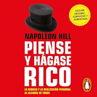 Piense y h&aacute;gase rico Audiolibro Por Napoleon Hill, Graciela Frisbie - translator arte de portada