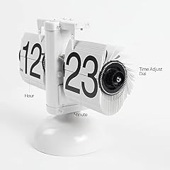 Retro Flip Desk Clock with Large Numbers product photo Retro Flip Desk Clock with Large Numbers product photo