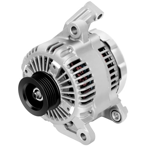 Image of SCITOO Alternator Fits for Dodge for Dakota 3.7L 4.7L 04-06,for Jeep for Grand Cherokee 4.7L 01-03,for Liberty 3.7L 03-06,for Mitsubishi for Raider 3.7L 06,136Amp High-output CW 6-Groove 13873