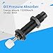 Adfaga M10 8mm Stroke Oil Pressure Shock Absorber High Performance Soft Damping Vibration Absorption for Pneumatic Cylinders Industrial Machinery Alloy Steel Black 23g