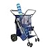 Ultimate Buggy Beach Cart with Big Wheels for Sand, Wide Wheel Wagon with Insulated Cooler Bag, Body Board and Umbrella Holder, 100 lbs Capacity
