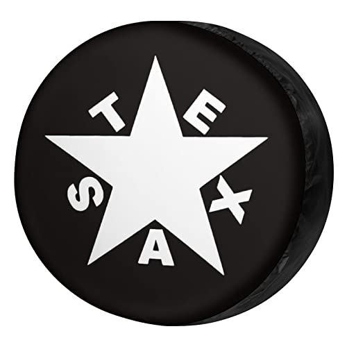 Image of Texas De Zavala Flag Spare Tire Cover Wheel Tire Cover Fit Trailer, RV, SUV and Many Vehicle 13inch