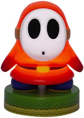 Paladone Super Mario Shy Guy 3D Icon BDP | Officially Licensed Nintendo Collectable | Unique Gift Idea | Bright Night Light or Desk Lamp | Battery Powered by 2 x AAA, White