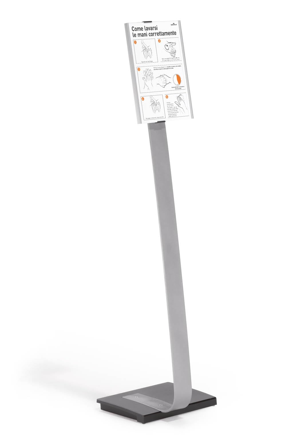 Durable Präsentationsständer Info Sign Stand A4, für Hoch- und Querformat, 481223