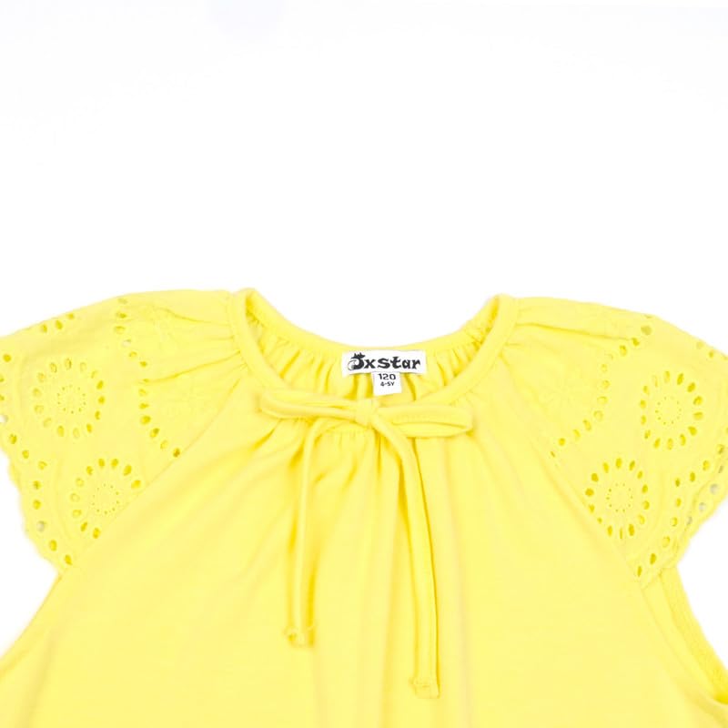 Jxstar Girls Nightgown Flutter Sleeve Pajamas Princess Nightie Dresses Sleepwear3