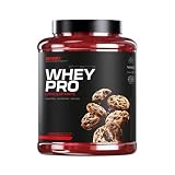 Beverly Whey Pro - Concentrado de proteína de suero whey - 2 Kg - 28 g de proteína por ración - 58 servicios - Tonifica y aumenta la masa muscular (2 Kg, Chocolate Cookies)