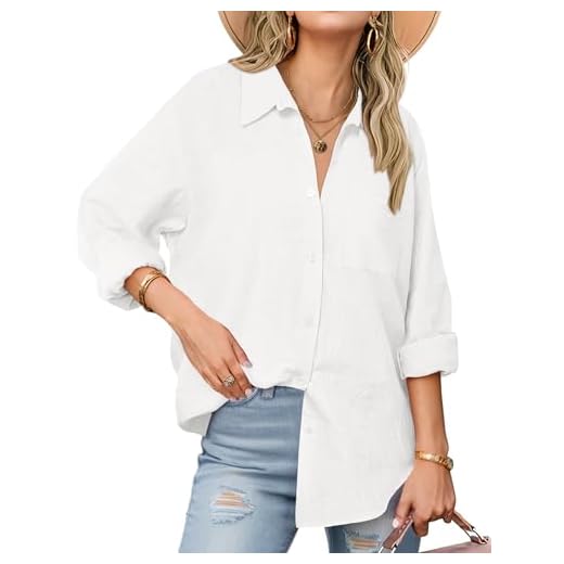 Oversized Linen Button Down Shirt