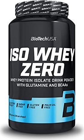 BioTechUSA Iso Whey Zero, czarne herbatniki (EAN 5999076255214) - 908 g