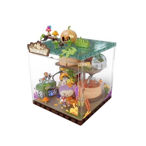 Image of POP MART THE Monsters Forest Secret Base Series Blocks - Jam Graffiti, Labubu Building Toy Set, Interactive Building Toy for Kids, Boys, and Girls
