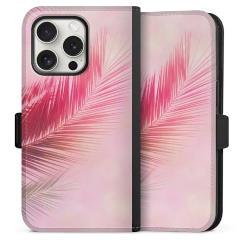 Étui magnétique iPhone 15 Pro housse folio à motif de plage tropicale
