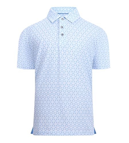 Damipow Boys Golf Shirt Moisture Wicking Youth Polo Shirts Quick Dry Kid Collared Shirt