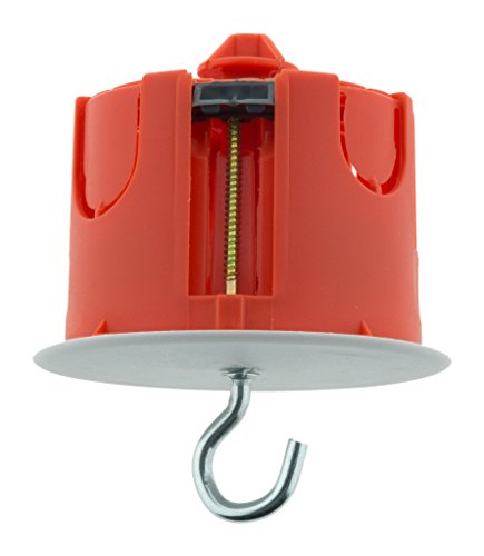 boîte point de centre murs creux placo Ø65 prof. 50mm + crochet