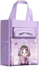 Invite Enterprise Canvas Carrying Bag, Multi-Purpose Shopping, Tote, Vegetable, Lunch, Travel with Handle Strap and Zipper Lock, Water-Proof Reusable Bag