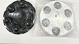 Moossi 1PCS Wheel Cap Center Caps Hub Caps, Brushed Forchevy Avalanche, 1500 Express, Silverado, Suburban, Tahoe Wheel Rim, Brushed #9595469 9596341, 69574125