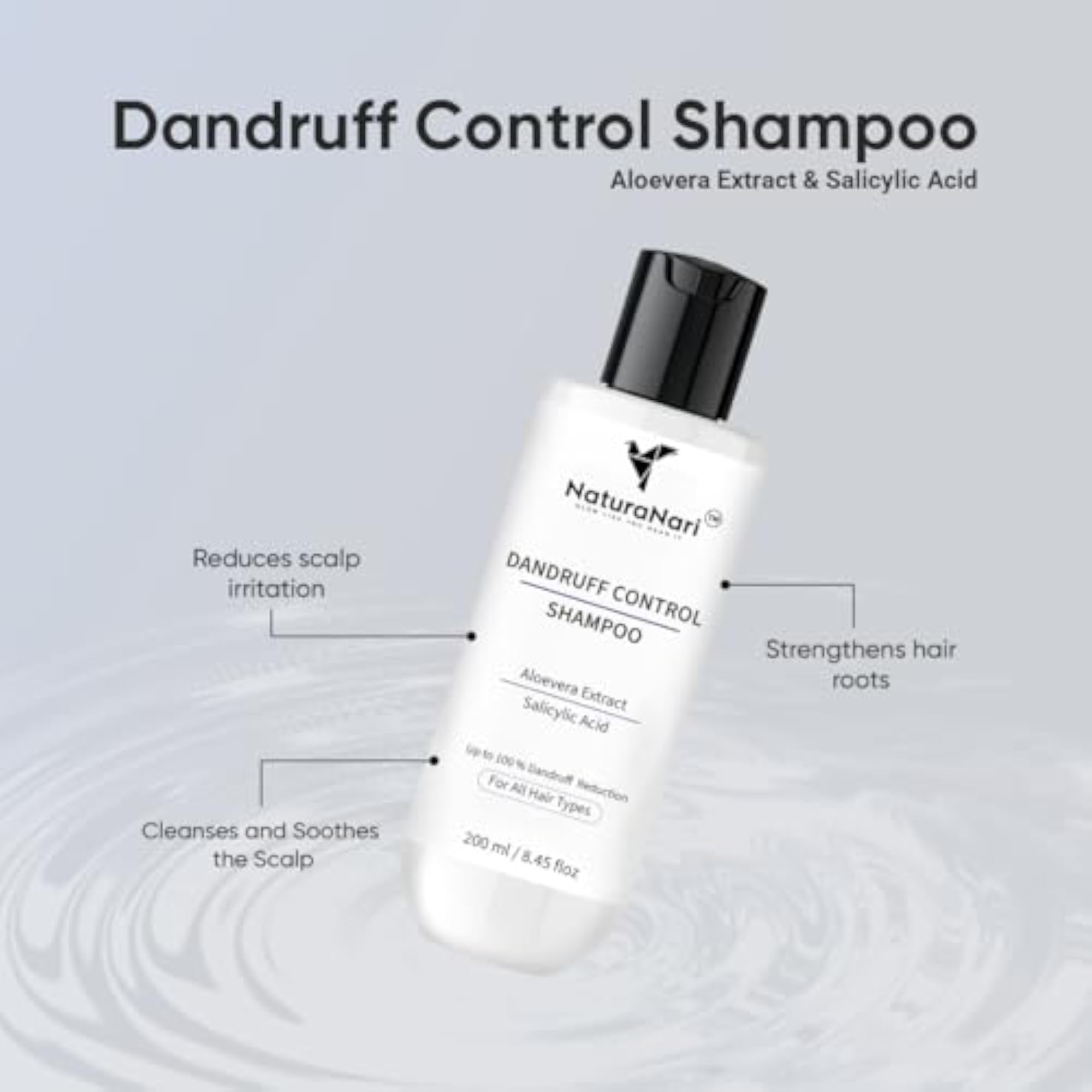 Hair Care Combo with Growth Serum & Dandruff Control Shampoo