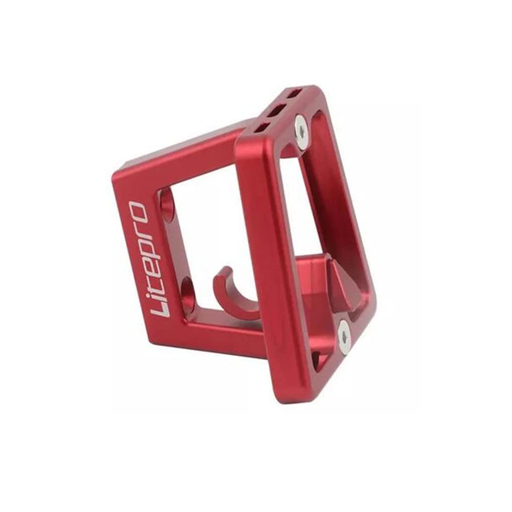Liteproピッグノーズパニエブラケットブロック折りたたみ自転車フロントバッグバスケットアルミ合金キャリアブロック For Dahon (赤) Amazon | Liteproピッグノーズパニエブラケットブロック折りたたみ