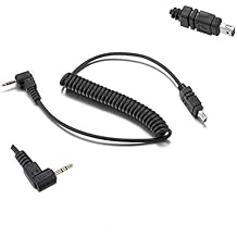 2.5mm-N3 Camera Remote Control Shutter Release Cable Cord for Nikon DSLR Cameras D3100/D3200 /DF /D7000/D7100 /D5000/D5100/D5200/D5300 /D600/D610 /D90