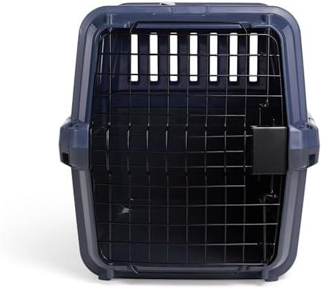 EveryYay by Petco 2-Door Pet Kennel Small 23" L X 15.4" W X 15.8" H Navy & Grey
