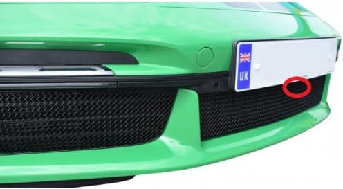 Zunsport Compatible With Porsche 992 Turbo S - Front Grille Set with Front Driving Camera - Black finish (2014-2018)