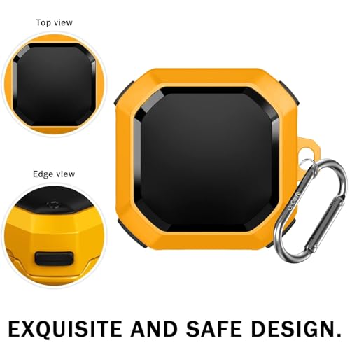Image of Full Body Rugged Shockproof Case Cover Compatible for Samsung Galaxy Buds Core (2025) -Yellow