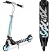 Spokey VACAY PRO Monopattino per bambini con manubrio regolabile in altezza (70-81-86-91 cm) e ammortizzatore. Scooter da città pieghevole con peso massimo dell'utente 100 kg in rosa, blu o verde