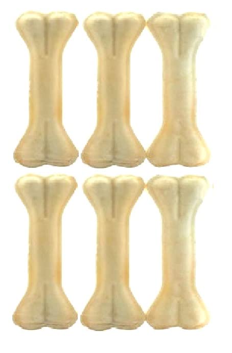 RvPaws Rawhide 6 Inch Pressed Bones for Dogs - Calcium Chew Bones for Puppy Makes Teeth & Gums Healthy and Long Lasting Treats (Pack of 8) (B0BRKL3K1K) Amazon Price History, Amazon Price Tracker