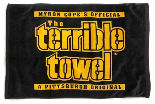 Northwest Steelers Official Black Terrible Towel 16 X 25