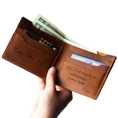 Custom Engraved Wallet – Personalized Photo Wallets for Men, Husband Gifts, Gifts for Him, Personalized Birthday Gifts, Cool Stuff for Men, Father’s Day Gifts (Model 1)3
