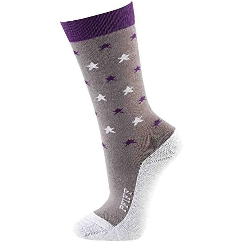 Calcetines de equitación para niños con estampado de asterisco y refuerzo PFIFF 102661 Cover