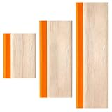 INBYME Silk Stencil Screen Printing Squeegee, 3 Size 5.9 inch/9.4 inch/13.7 inch Water Squeegee, 75