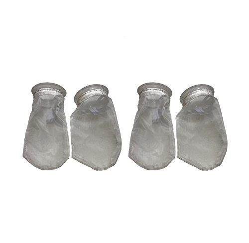 Far Edge Aquatics Nylon Mesh Filter Sock -200Micron- Aquarium Filter/Media Bag - 4 Pack