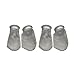 Nylon Mesh Filter Sock -200Micron- Aquarium Filter/Media Bag - 4 Pack