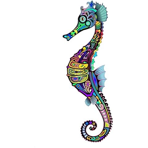 Andifany Abstract Seahorse Lounge Dining Room Bathroom Bedroom Hallway Nursery Wall Art Sticker Decal Mural Cover