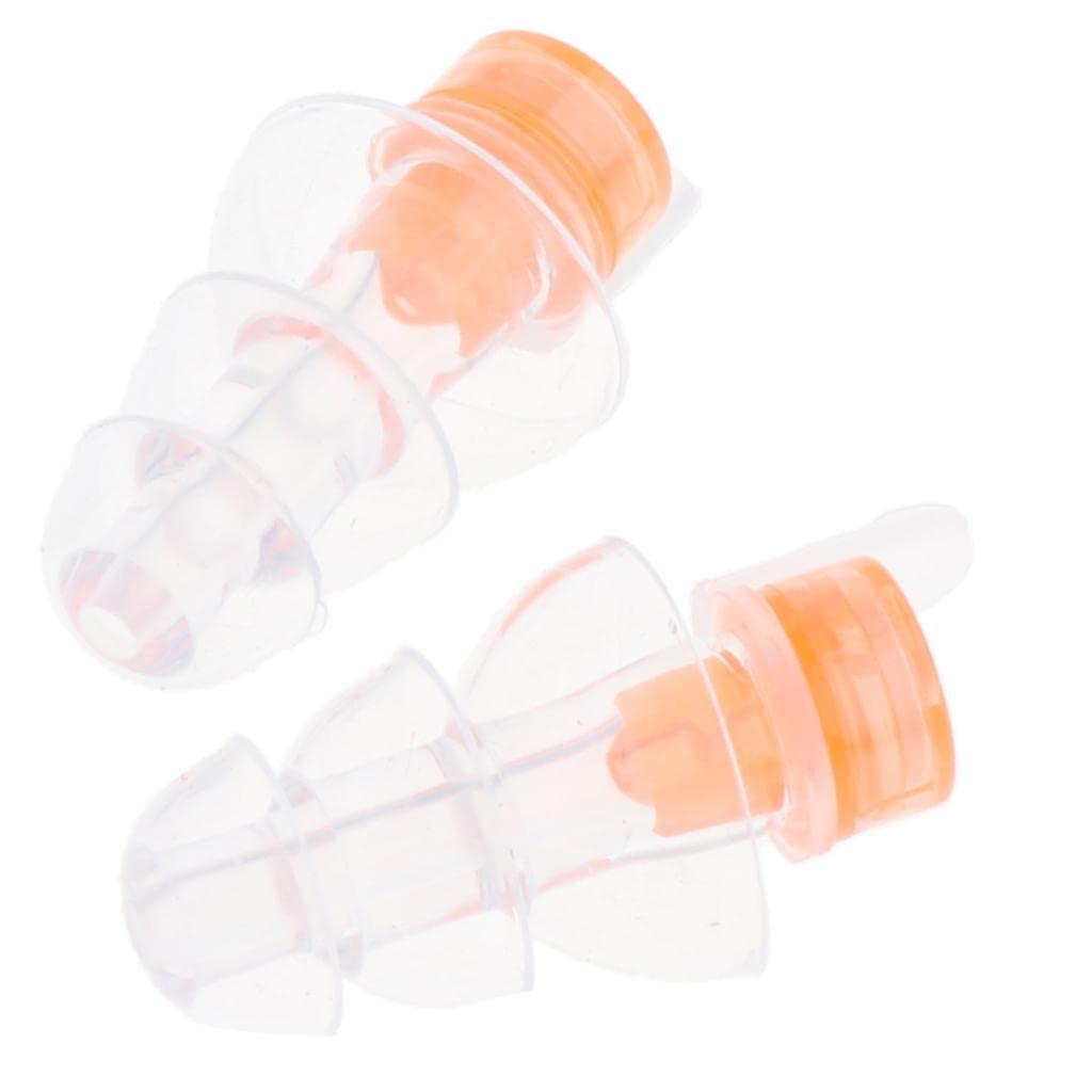 Maxbell Silicone Ear Plug Noise Cancelling Sound Blocking Hearing Protection orange-image-8