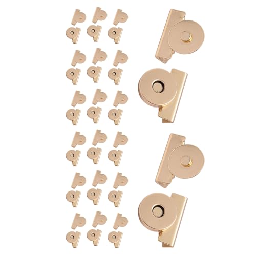 Cierre Magnético Para Bolsos | 20 Piezas Clip Para Coser Sin Costuras | Broches Multifunción Botones Para Bolsos De Mujer Manualidades