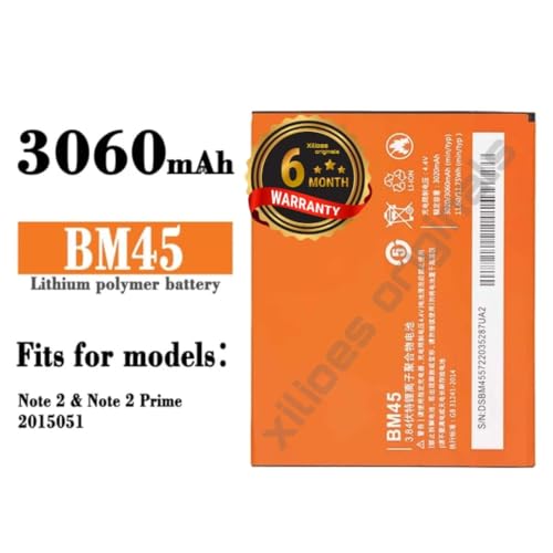 Image of BM45 Battery for Redmi Note 2 Battery with 6 Month Warranty **(B155)