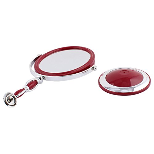 Espejo de Maquillaje Ovalado Vintage Doble Cara Ruilogod miniatura 2