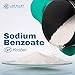 Lab Alley Sodium Benzoate, Food Grade, Kosher Certified, Halal, GMO-Free, Food & Beverage Preservative Powder, Bulk Additive & pH Stabilizer, 2.5 Kg
