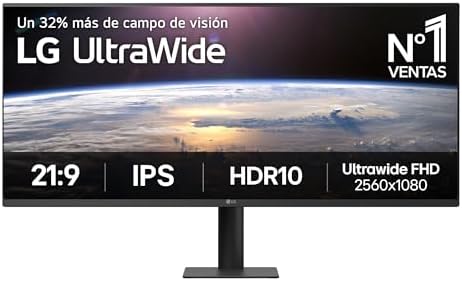 LG 34U511A-B - UltraWide Monitor 34", Curved, IPS Panel, UWFHD (2...