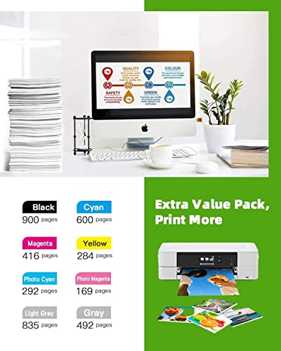 Nextpage Cli 42 Ink Cartridges Compatible Ink Cartridges Replacement For Canon Cli-42 Cli42 Use With Pro-100 Pro 100 Printer Professional Inkjet Pixma Pro-100 Ink 8 Colors 2 Set 16 Pcs #TOP6