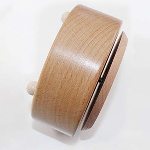Wanjorlay Wooden Music Box Rotating Round Base Diy Art Crafts For Christmas Decorative Ornaments #TOP7