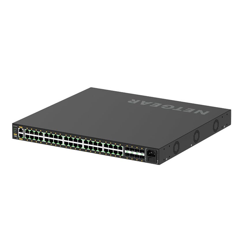 Image of NETGEAR GSM4248P M4250-40G8F-PoE+ Switch | 𝐋𝟑 𝐌𝐚𝐧𝐚𝐠𝐞𝐝 | 40 x 10 /100 /1000 (PoE+) + 8 x 1000Base-X SFP | Rack-Mountable | Cloud Care's 3 Year Warranty SupportPlus Included