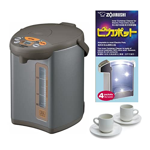 Zojirushi CDWCC30 Water Boiler and Warmer (101 oz, Silver Dark
