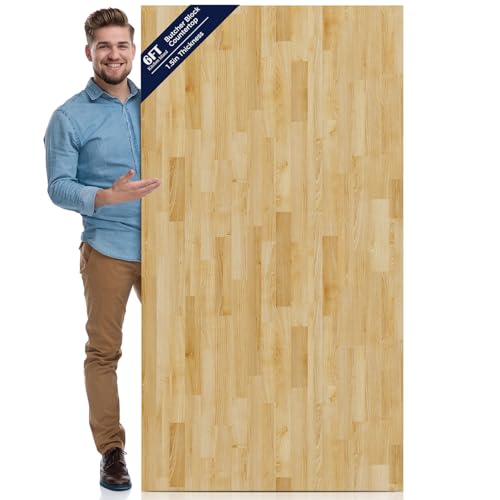 Solid Wood Butcher Block Countertop - Unfinished Birch Slab Counter