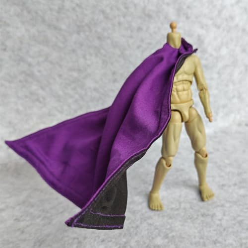 Cape en tissu 1:12 violette idéale pour la photographie de figurines