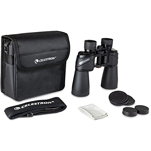 Image of Celestron 72254 Ultima 10 x 50 Porro Prism Binocular, Fully Multi-Coated Lens, BaK-4 Prism Glass, Black