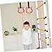 UPKOCH 1Pair Gymnastics Rings for Home Fitness Adjustable Training Equipment Family Friendly Exercise for All Ages Easy Installation Enhance Physical Strength Bonding