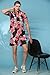 ENCIGER Mens Printed Casual Hawaiian Shirt and Shorts Set Button Down Co-ord Set (MSS1_Navy Pink_M)